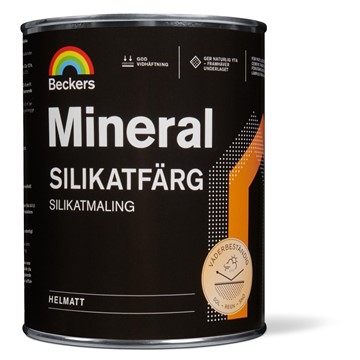 Beckers SILIKATFÄRG MINERAL VIT/SA 0,9L
