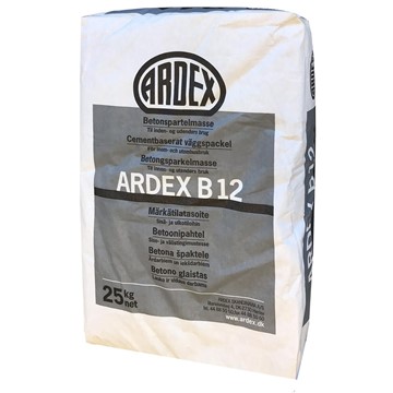 Ardex VÄGGSPACKEL ARDEX B12 GRÅ 25 KG