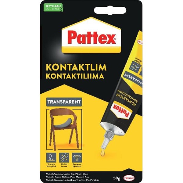 Pattex KONTAKTLIM 127 PLASTICPADDING TRANSPARENT 50G SB