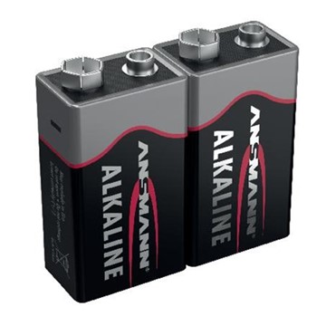 Ansmann BATTERI E/6LR61 9V 2 PACK