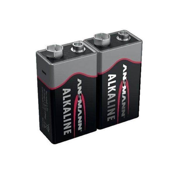 Ansmann BATTERI E/6LR61 9V 2 PACK