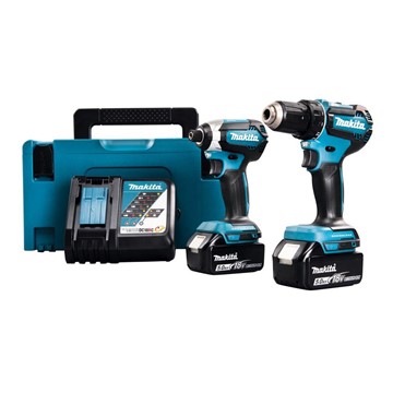 Makita KOMBOKIT DLX2289TJ MAKITA 18V 2MASKI 2X5AH DC18RC MAKPAC