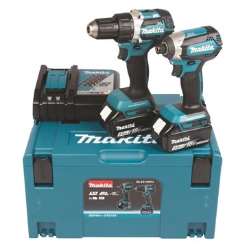 Makita KOMBOKIT DLX2189TJ MAKITA DDF484 DTD153 2X5AH DC18RC MAK