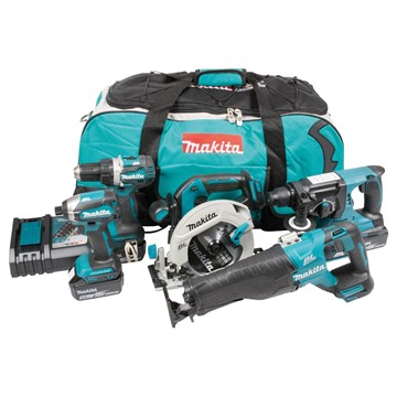 Makita KOMBOKIT DLX5032T MAKITA 18V 5 VERKTYG 3 BATTERIER