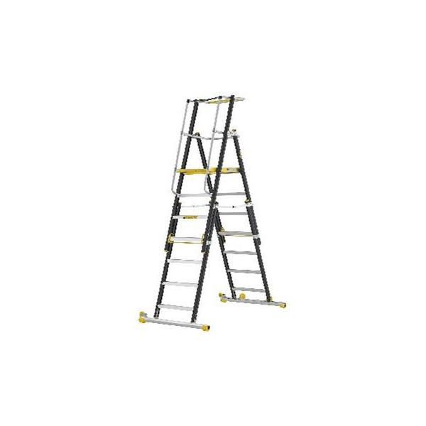 Wibe Ladders ARBETSPLATTFORM W.STEPS STÄLLBAR WAP HAP 1,1-2,0