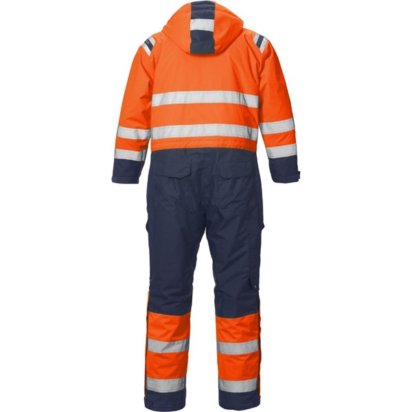 Fristads VINTEROVERALL VARSEL 8015 GTT VARSELORANGE/MARIN STL L