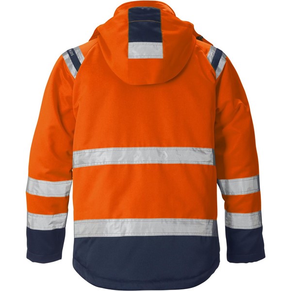 Fristads JACKA VARSEL KL 3 4043 PP VARSELORANGE/MARIN STL XL