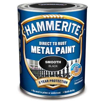 Hammerite METALLFÄRG SMOOTH FINISH SILVER HAMMERITE 0,75L