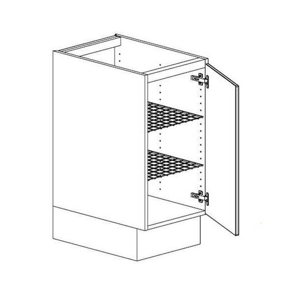 Hagaköket GRYTSKÅP 2ST GALLER 60CM