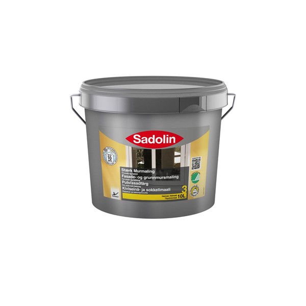 Sadolin PUTSFASADFÄRG SVART SADOLIN UTOMHUS 9,3L