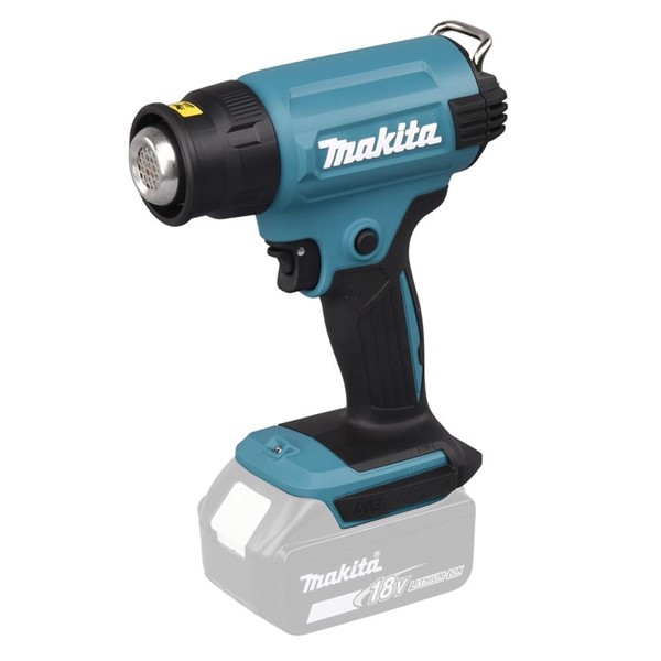 Makita VARMLUFTSPISTOL DHG180Z MAKITA18V 550? 200L/MIN NAKEN