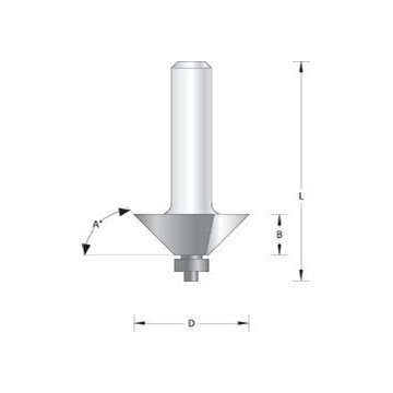 HiKOKI Power Tools FASFRÄS 45GR 31,8MM M STYRNING HITACHI 8MM SKAFT HÅRDMETALL