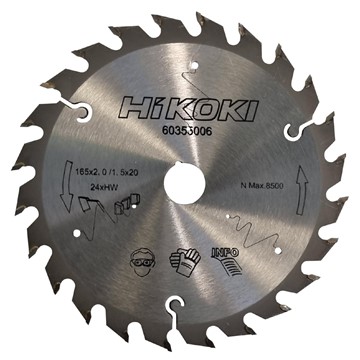 HiKOKI Power Tools SÅGKLINGA 165X2,0 24T 20MM HÅL HIKOKI 20MM HÅL