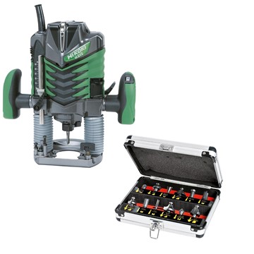 HiKOKI Power Tools HANDÖVERFRÄS PAKET M8V2 HIKOKI M/12 FRÄSBITS HSC2