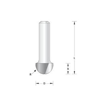 HiKOKI Power Tools HÅLKÄLSFRÄS U STYRNING 9,5MM HITACHI 8MM SKAFT HÅRDMETALL