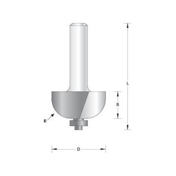 HiKOKI Power Tools HÅLKÄLSFRÄS M STYRNING 25,4MM HITACHI 8MM SKAFT HÅRDMETALL