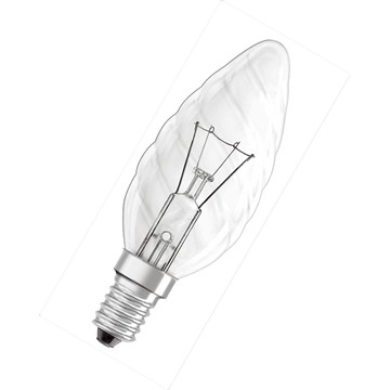 OSRAM GLÖDLAMPA KRON VRIDEN 11W E14 KLAR CL BW (59LM) OSRAM