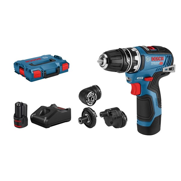 Bosch SKRUVDRAGARE GSR 12V-35 FC 2X3AH 4XCHUCK