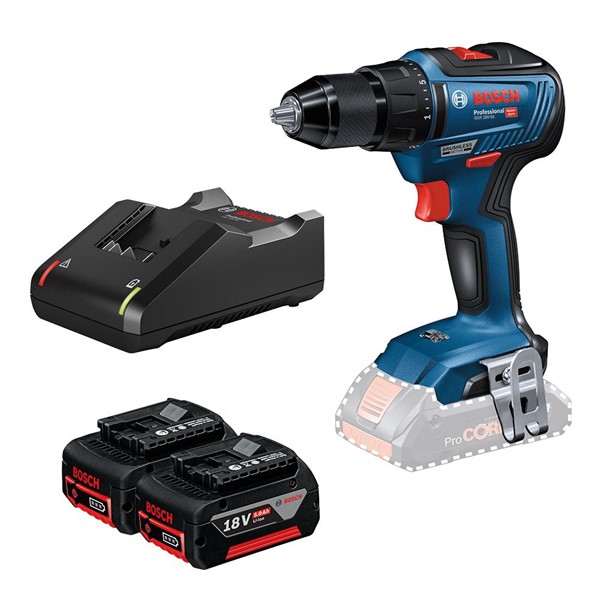 Bosch SKRUVDRAGARE GSR 18V-55 2X5AH L-CASE