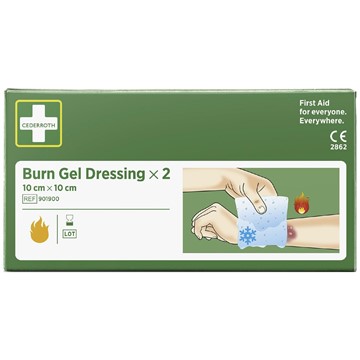 Cederroth BRÄNNSKADEKOMPRESS  901900 CEDERROTH BURN GEL 10X10CM