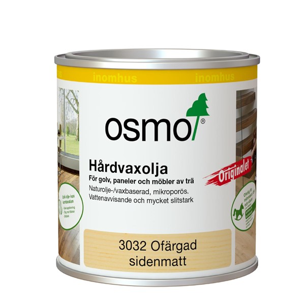 Osmo HÅRDVAXOLJA 3032 OSMO ORIGINALET, SIDENMATT 0,375L