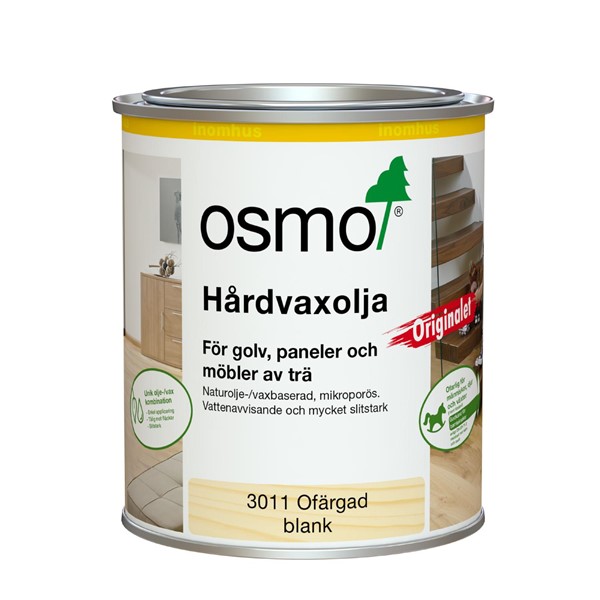 Osmo HÅRDVAXOLJA 3011 OSMO ORIGINALET, BLANK 0,75L