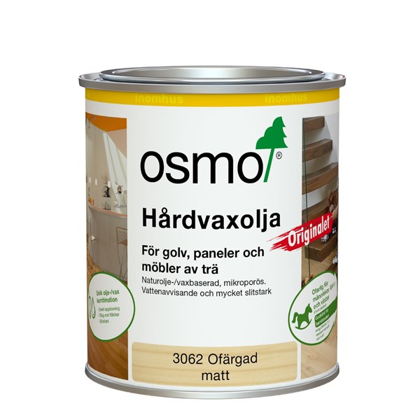 Osmo HÅRDVAXOLJA 3062 OSMO ORIGINALET, MATT 0,75L