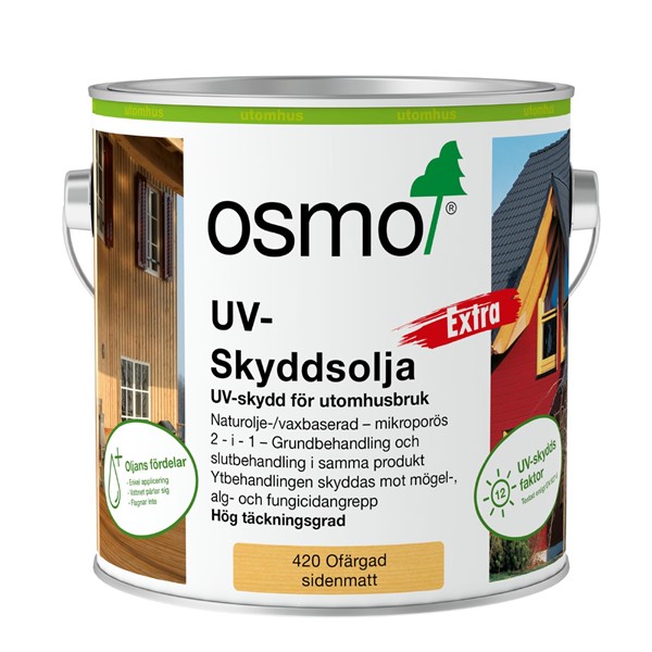 Osmo UV-SKYDDSOLJA EXTRA 420 OFÄRGAD OSMO 2,5L