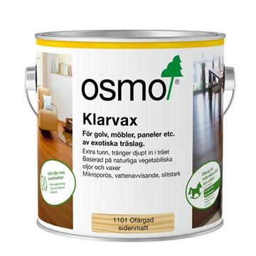 Osmo KLARVAX 1101 OFÄRGAD OSMO 2,5L