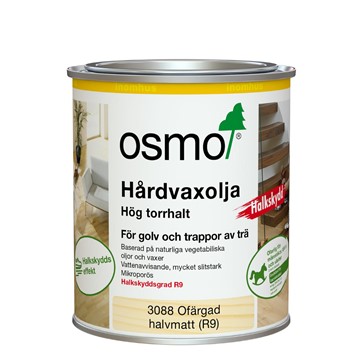 Osmo HÅRDVAXOLJA HALKSKYDD R9 3088 OSMO HALVMATT 0,75L