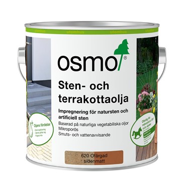 Osmo STEN- OCH TERRAKOTTAOLJA 620 OSMO OFÄRGAD 2,5L