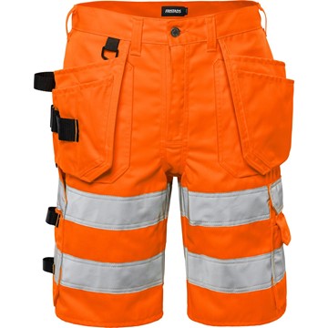 Fristads SHORTS VARSEL KL 2 2028 PLU VARSELORANGE STL C48