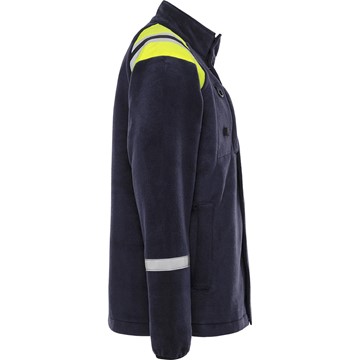 Fristads FLEECEJACKA FLAM 4073 ATF MARINBLÅ STL 3XL