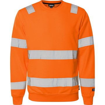 Fristads SWEATSHIRT VARSEL 7446 SHV VARSELORANGE STL 2XL