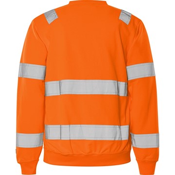 Fristads SWEATSHIRT VARSEL 7446 SHV VARSELORANGE STL 2XL