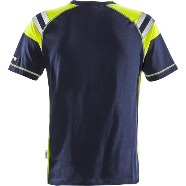 Fristads T-SHIRT FLAM 7073 TFLH MARINBLÅ STL L