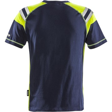 Fristads T-SHIRT FLAM 7073 TFLH MARINBLÅ STL XS