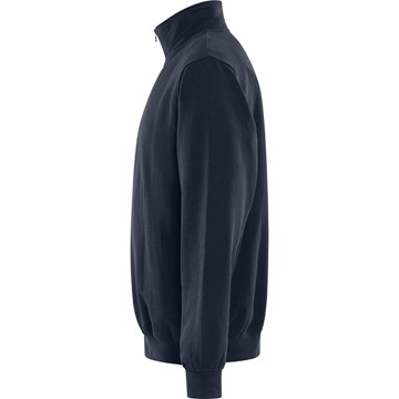 Fristads SWEATSHIRT KORT ZIP 1737 SWB MÖRK MARIN STL XL