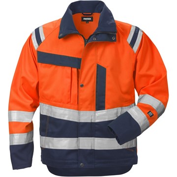 Fristads JACKA VARSEL KL 3 4026 PLU VARSELORANGE/MARIN STL 3XL