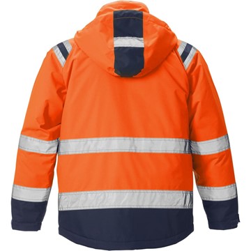 Fristads VINTERJACKA VARSEL 4035 GTT VARSELORANGE/MARIN STL 3XL