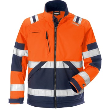 Fristads JACKA VARSEL KL 2 4083 WYH VARSELORANGE/MARIN STL L