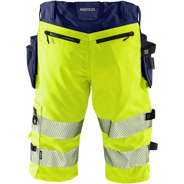 Fristads SHORTS VARSEL KL 1 2509 PLU VARSELGUL/MARINBLÅ STL C50