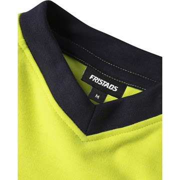 Fristads T-SHIRT FLAM 7107 TFL VARSELGUL/MARINBLÅ M