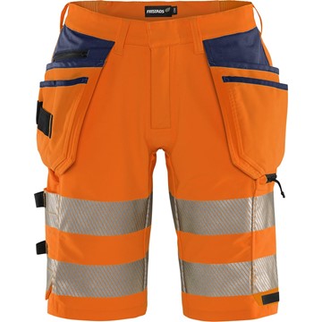 Fristads SHORTS 2646 GSTP GREEN VARSEL VARSELORANGE/MARINBLÅ STL C60