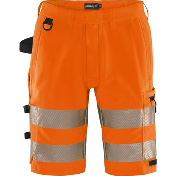 Fristads SHORTS 2648 GSTP GREEN VARSEL VARSELORANGE STL C64