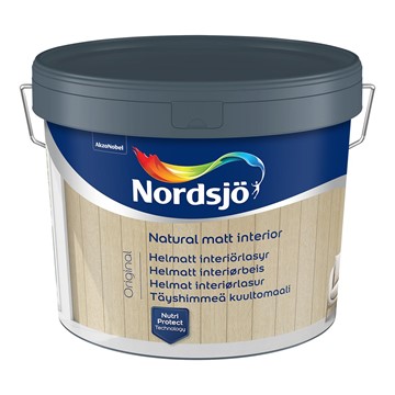 Akzo Nobel PANELLACK ORIGINAL NATURAL MATT BC NORDSJÖ INOMHUS 9,7L