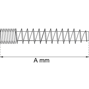 Habo SKRUVSTIFT 5074 EFZ M6X50 MM 4 ST