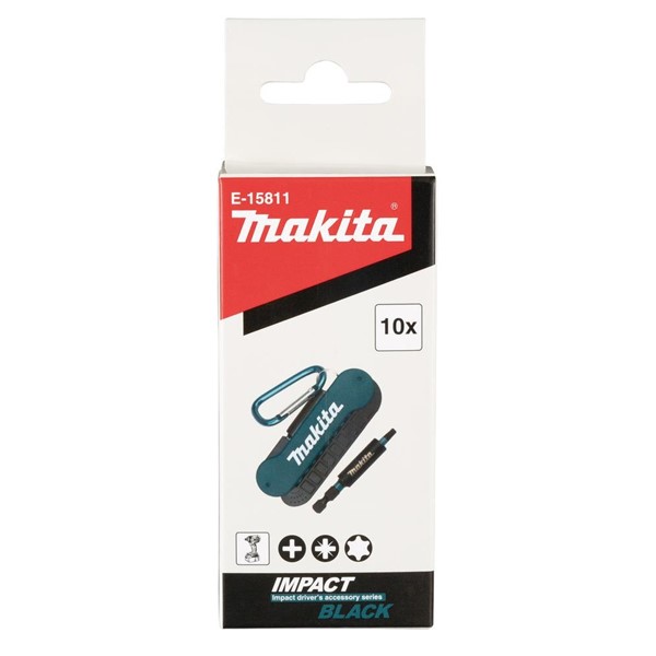 Makita BITSATS E-15811 MAKITA IMPACT BLACK 10 DELAR