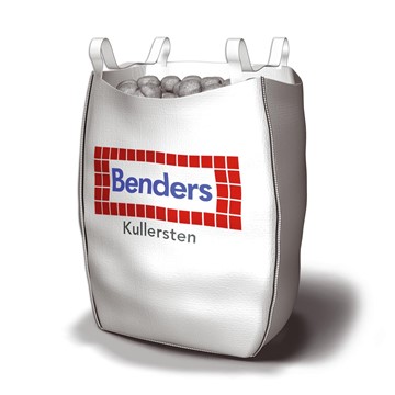 Benders KULLERSTEN GRÅRÖDMELERAD 800KG/SÄCK