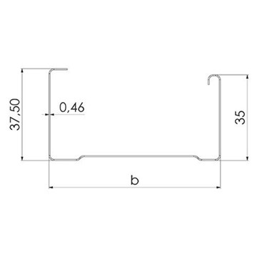 Gyproc DÖRREGEL DR 70 - STÅLREGL MED PLYWOOD